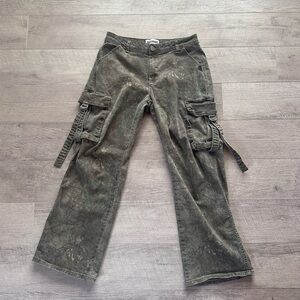 Y2k 00s Disclosure Camo Real Trees Cargo Pockets Pants